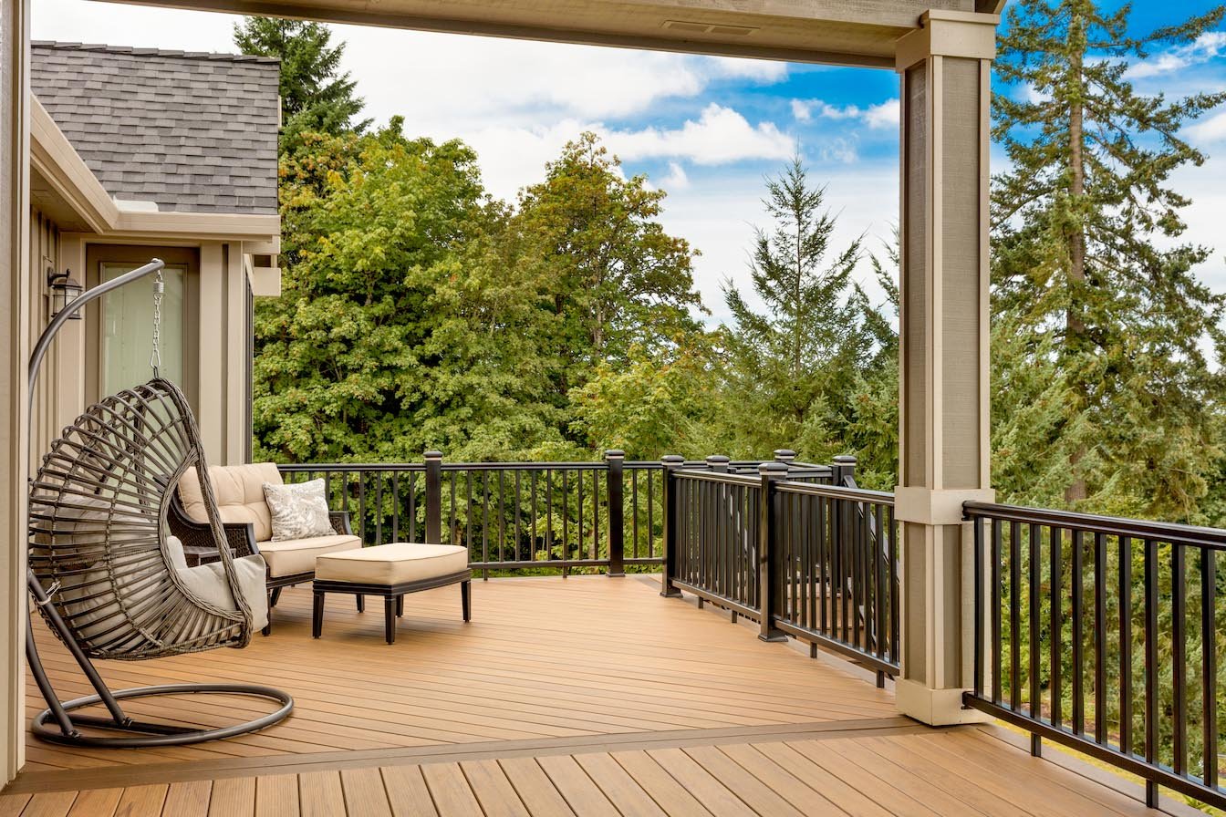 Custom deck and outdoor living space by Busy Beaver Construction - Calgary's premier deck builder - Slide 3